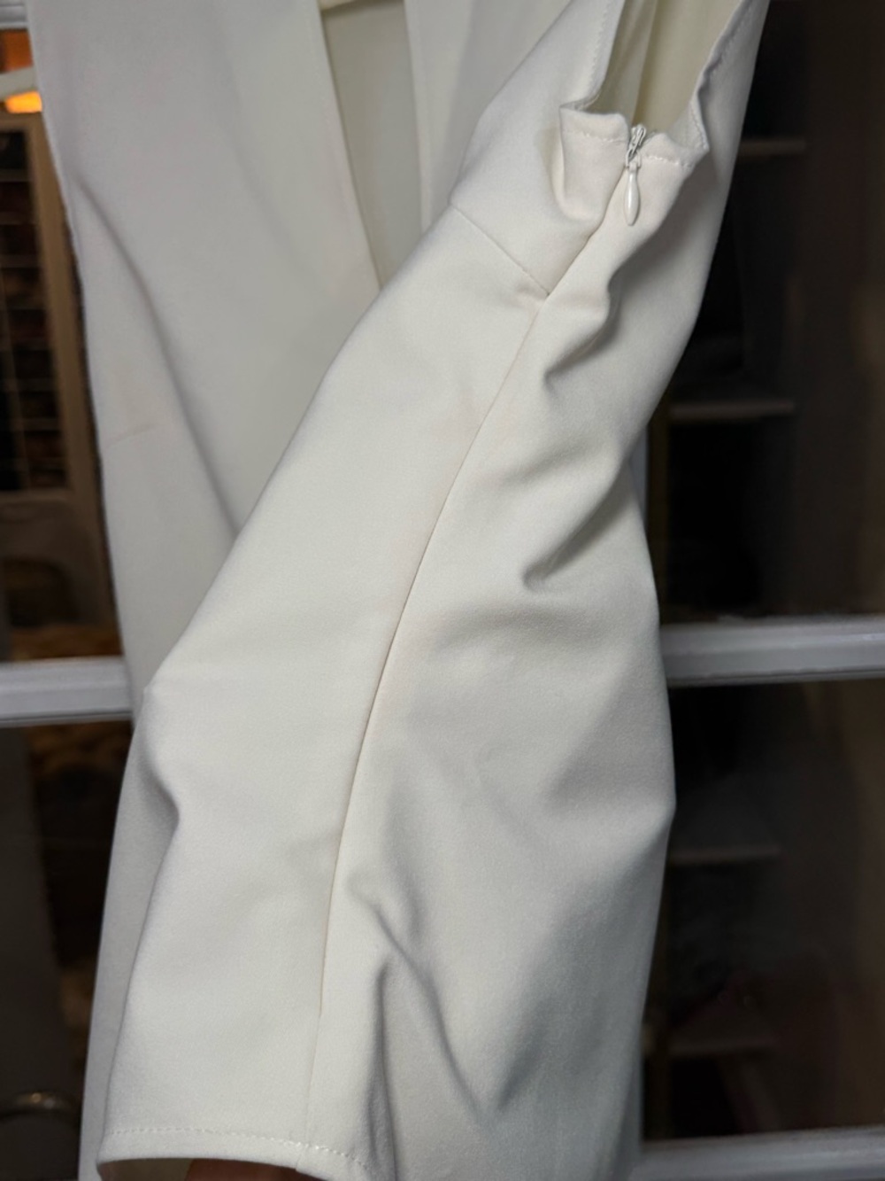 Zara Cream Sleeveless Buckle Front Bodysuit strap fitted - Picture 6 of 7